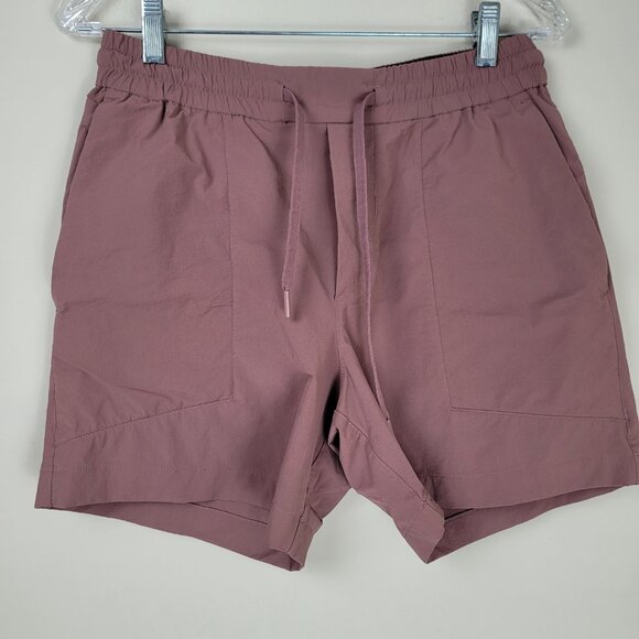Lululemon Bowline Shorts Brown Athletic Casual Mens Size M - Picture 5 of 8